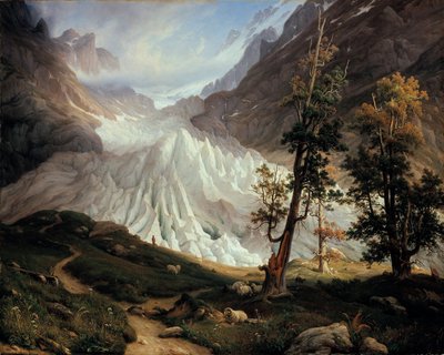 The Lower Grindelwald Glacier by Thomas Fearnley