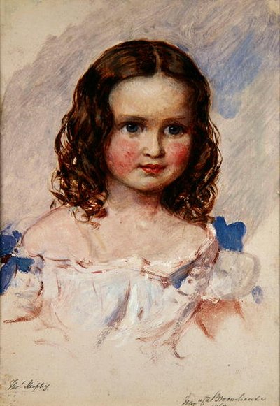 Portrait of a Young Girl by Thomas Frank Heaphy