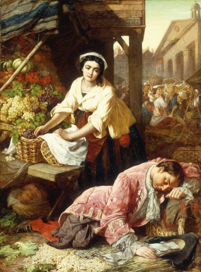 The Distressed Poet, 1866 by Thomas Frank Heaphy
