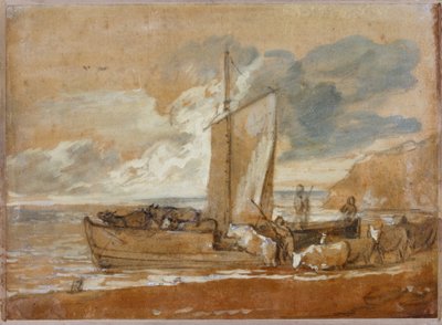 A Cattle Ferry by Thomas Gainsborough