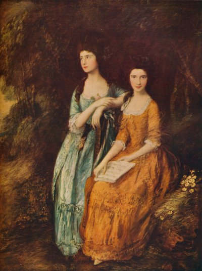 Elizabeth and Mary Linley by Thomas Gainsborough