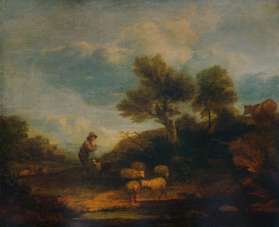 Landscape with Sheep by Thomas Gainsborough