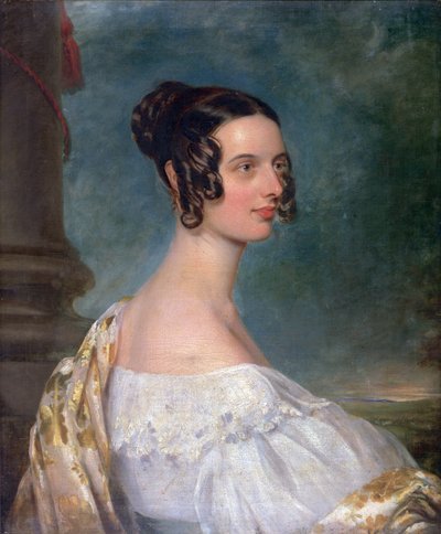 Catherine Gandy, née Hyde, c.1837-38 by Thomas Gandy