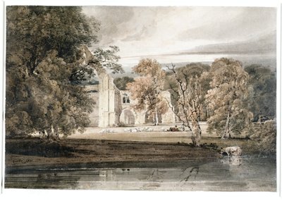 Bolton Abbey by Thomas Girtin