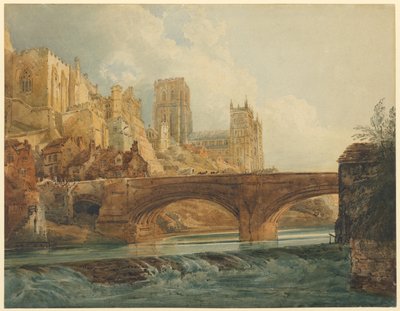 Durham Cathedral and Castle by Thomas Girtin