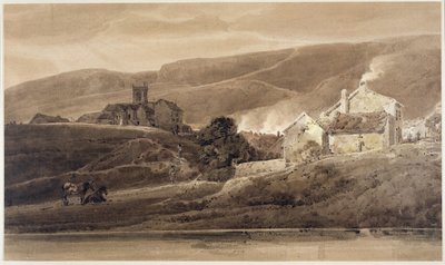 Ilkley, Yorkshire by Thomas Girtin