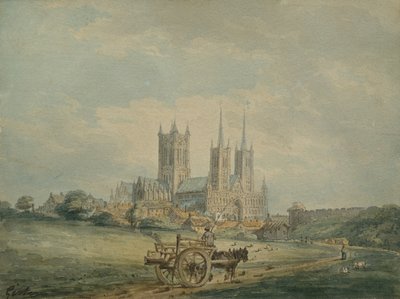 Lincoln Cathedral by Thomas Girtin