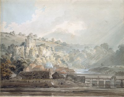 View of Chepstow, Monmouthshire by Thomas Girtin
