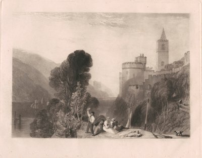 Dartmouth Castle, on the River Dart by Thomas Goff Lupton