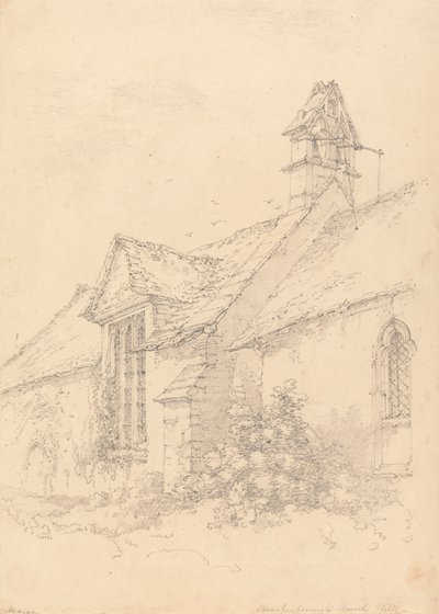 Brackenborough Church, Wiltshire by Thomas Hearne