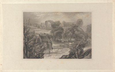 Egglestone Abbey, near Barnard Castle by Thomas Higham