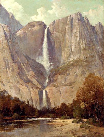 Bridalveil Fall, Yosemite by Thomas Hill