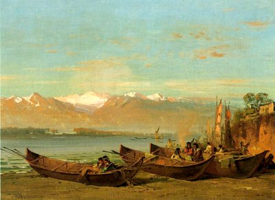 The Salmon Festival, Columbia River by Thomas Hill
