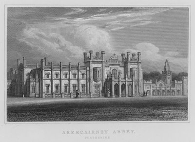 Abercairney Abbey, Perthshire by Thomas Hosmer Shepherd