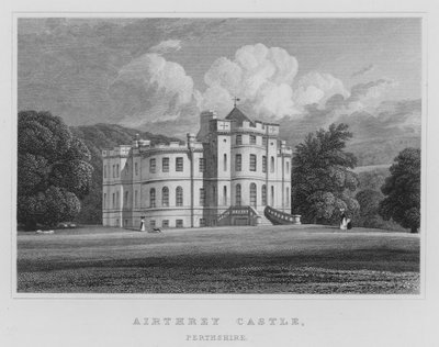 Airthrey Castle, Perthshire (engraving) by Thomas Hosmer Shepherd