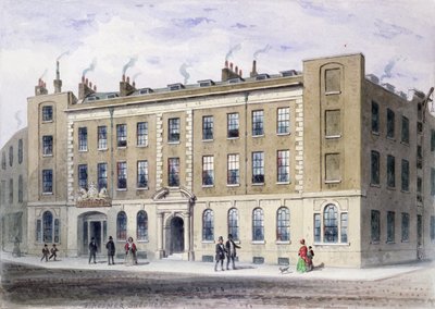 Apothecaries Lane, 1855 by Thomas Hosmer Shepherd