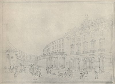 The Quadrant, Regent Street, 1822 by Thomas Hosmer Shepherd