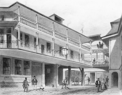 The Spread Eagle Gracechurch Street by Thomas Hosmer Shepherd