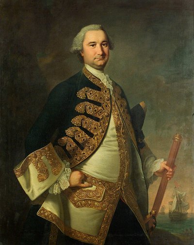 Rear-Admiral Richard Tyrrell (1716/7-1766) by Thomas Hudson