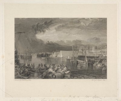 Devonport and Dockyard, Devonshire by Thomas Jeavons