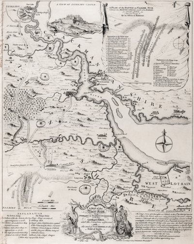 The Battle of Falkirk, 28 January 1746 by Thomas Jefferys