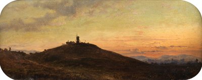 Windmill at Sunset by Thomas Jr. Whittle