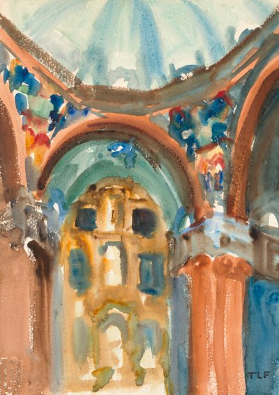 Church Interior by Thomas La Farge