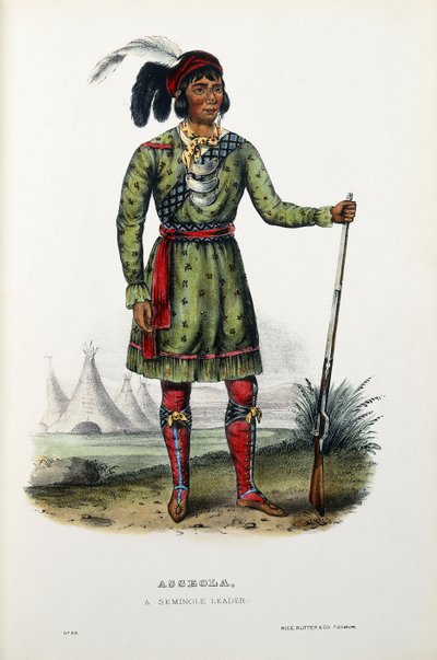 Asseola, a Seminole Leader by Thomas Loraine (after) McKenney
