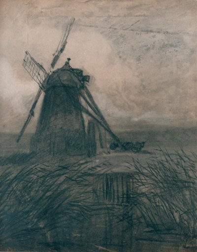 A Marsh Mill, c1840 by Thomas Lound