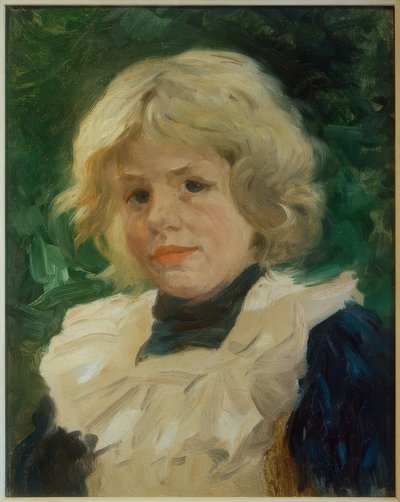 Portrait of a Blonde Girl by Thomas Ludwig Herbst
