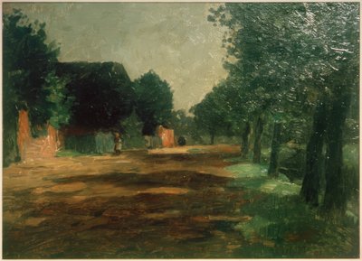Village Street in Siethwende by Thomas Ludwig Herbst