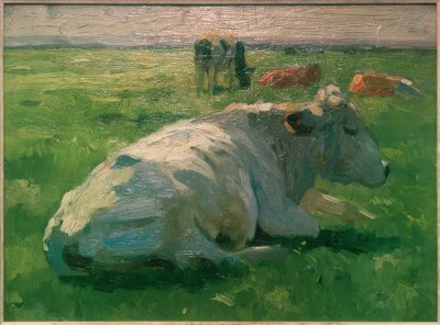 Lying Cow by Thomas Ludwig Herbst