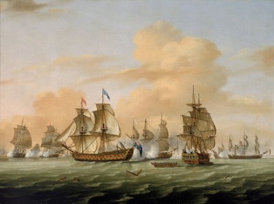 The Battle of Lagos by Thomas Luny