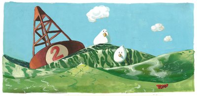 Birds Buoy Swell by Thomas MacGregor