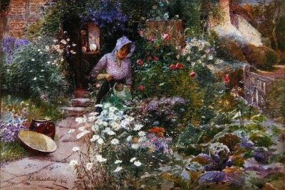 In the Garden by Thomas Mackay