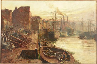 Old Sunderland, 1885 by Thomas Marie Madawaska Hemy