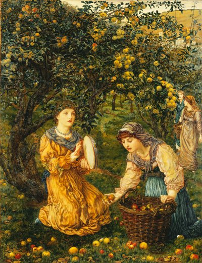 Gathering Apples by Thomas Matthews Rooke