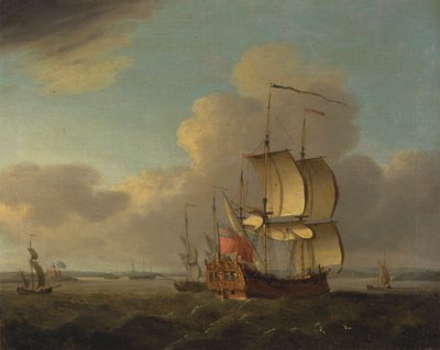Shipping in the Thames Estuary by Thomas Mellish