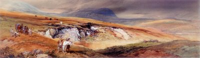 A Highland Landscape by Thomas Miles II Richardson