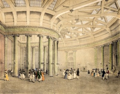 Central Exchange, News Room, c.1838 by Thomas Miles Richardson