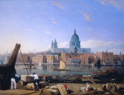 The City from Bankside by Thomas Miles Richardson I