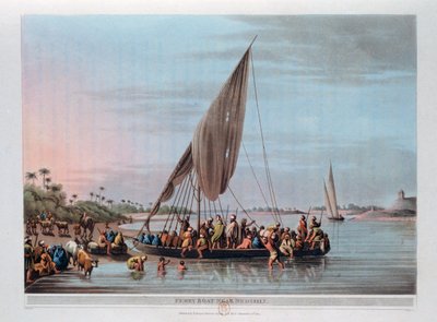 Ferry Boat Near Nedssili, Egypt by Thomas Milton