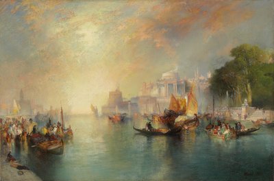 Arabian Nights Fantasy by Thomas Moran