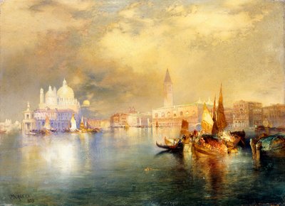 Moonlight in Venice by Thomas Moran