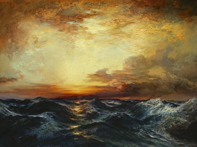 Pacific Sunset, 1907 by Thomas Moran