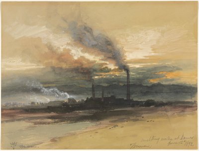 Smelting Works at Denver by Thomas Moran