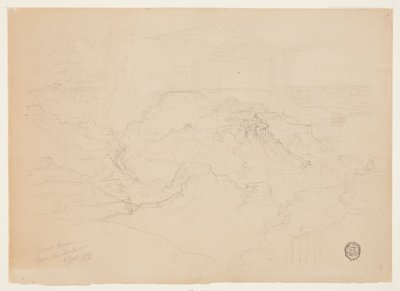 The Grand Canyon in the Rain by Thomas Moran