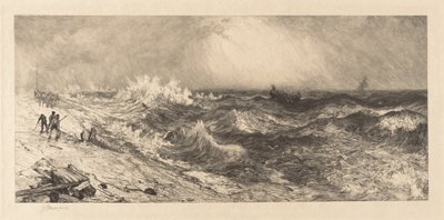 The Much Resounding Sea by Thomas Moran