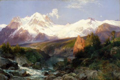 The Teton Range by Thomas Moran