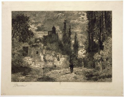 Twilight by Thomas Moran